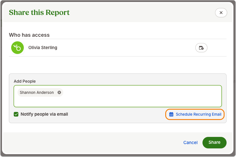 Benefit Summary