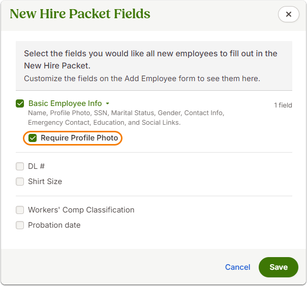 New Hire Packet