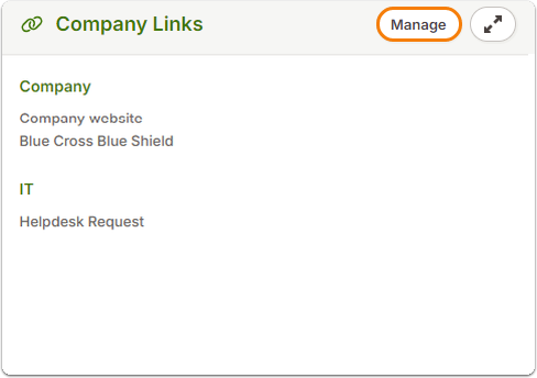 Links Widget