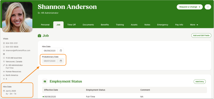 Shannon Anderson - Job
