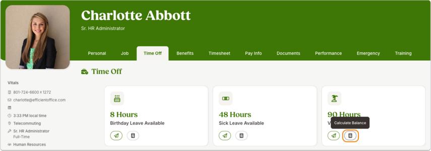 Charlotte Abbott - Time Off