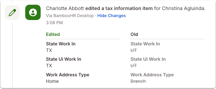 Audit Trail
