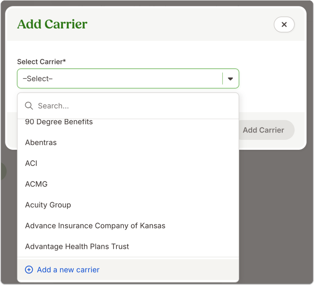 Add Medical Plan