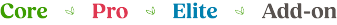 Pay Schedules are included in Core, Pro, and Elite. It is also in included in Payroll which is an add-on.