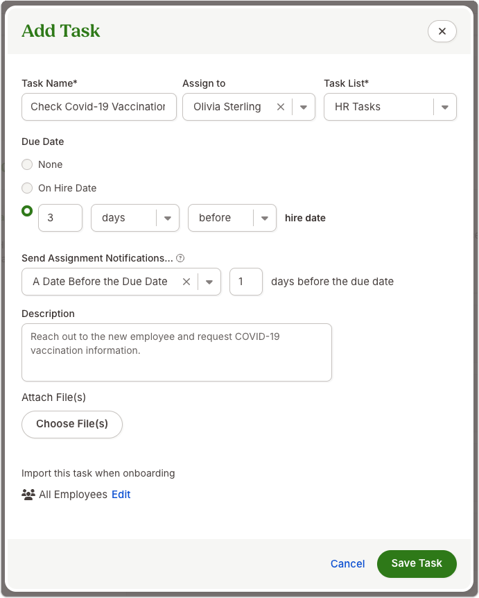 Onboarding