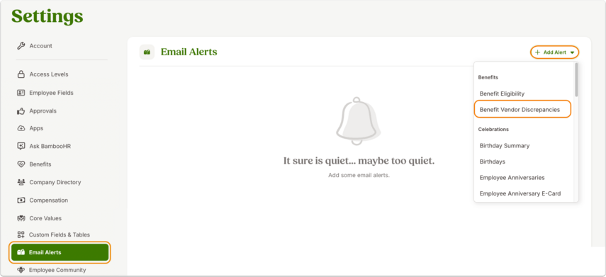 Email Alerts