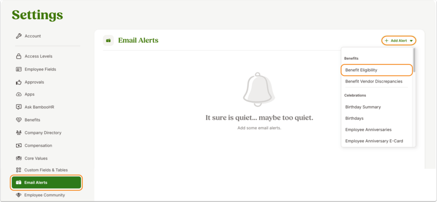 Email Alerts