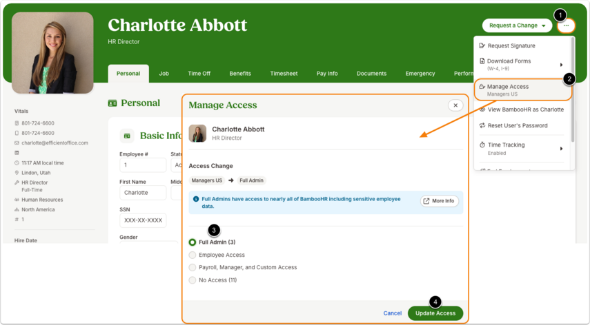 Charlotte Abbott - Personal