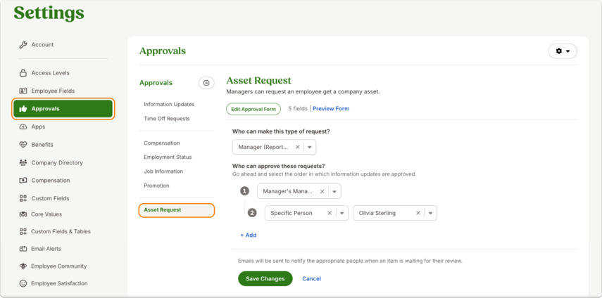 Asset Request