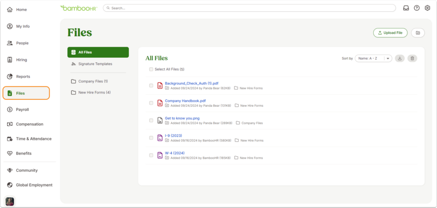 Files