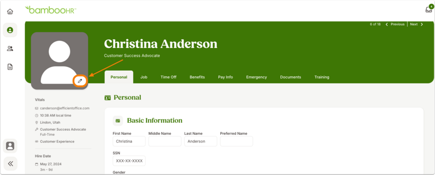 Christina Anderson - Personal