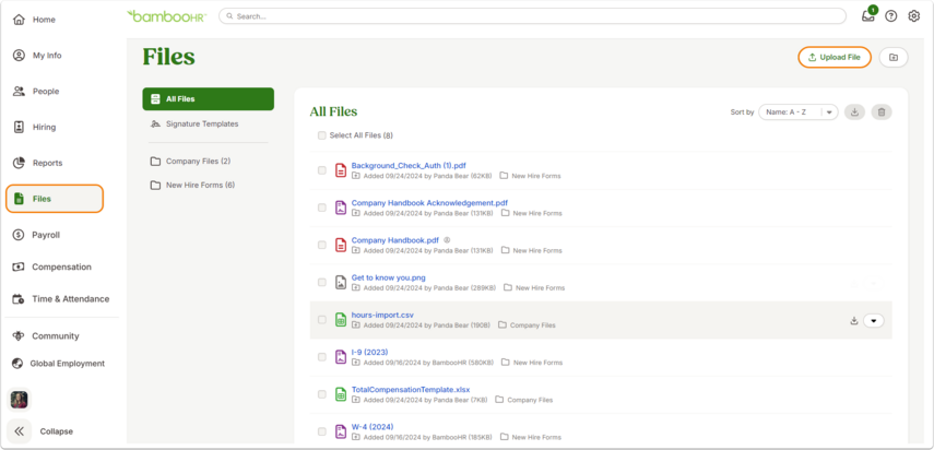 Files