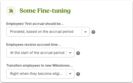 Add Time Off Policy